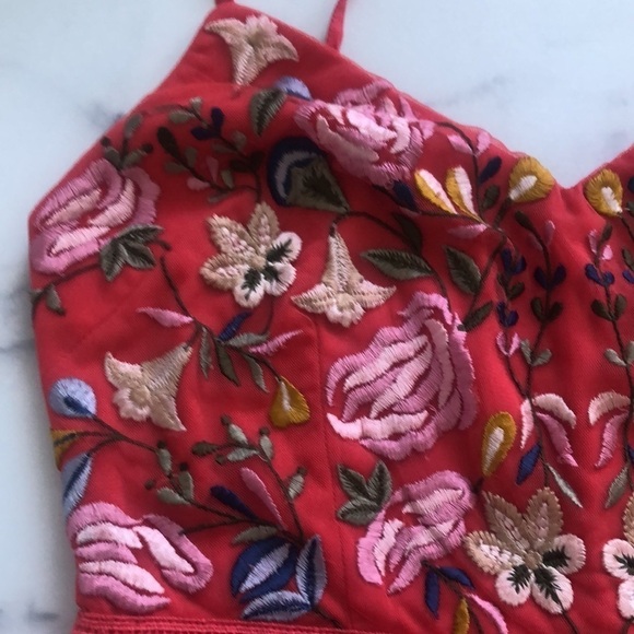 FRENCH CONNECTION Women's Embroidered Tulle Dress Size 4 NWT - Picture 10 of 16